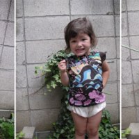 Girl’s Top with Frill Sleeves